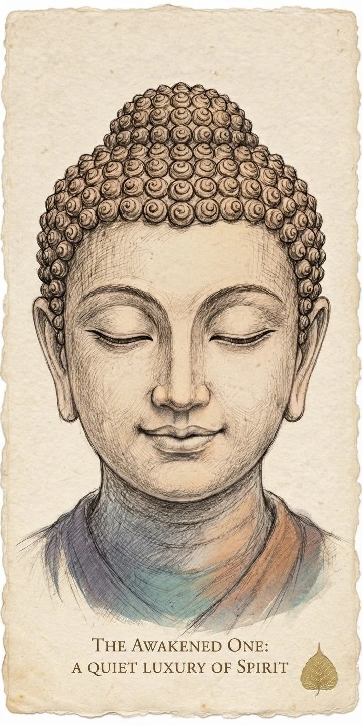 बुद्ध (अवेकंड) (आध्यात्मिक • Sketch) — फ्री मोबाइल वॉलपेपर