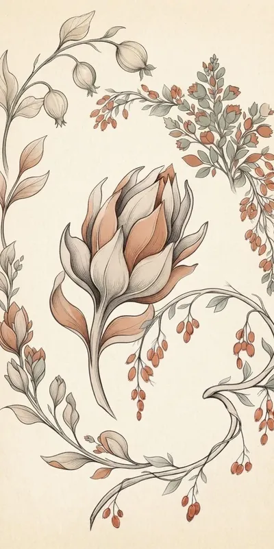 पुष्प (प्रकृति • Botanical) — फ्री मोबाइल वॉलपेपर